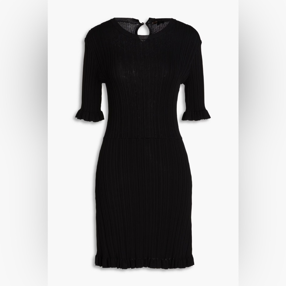 Maje | Rochasse Ribbed Mini Dress - Picture 3 of 4